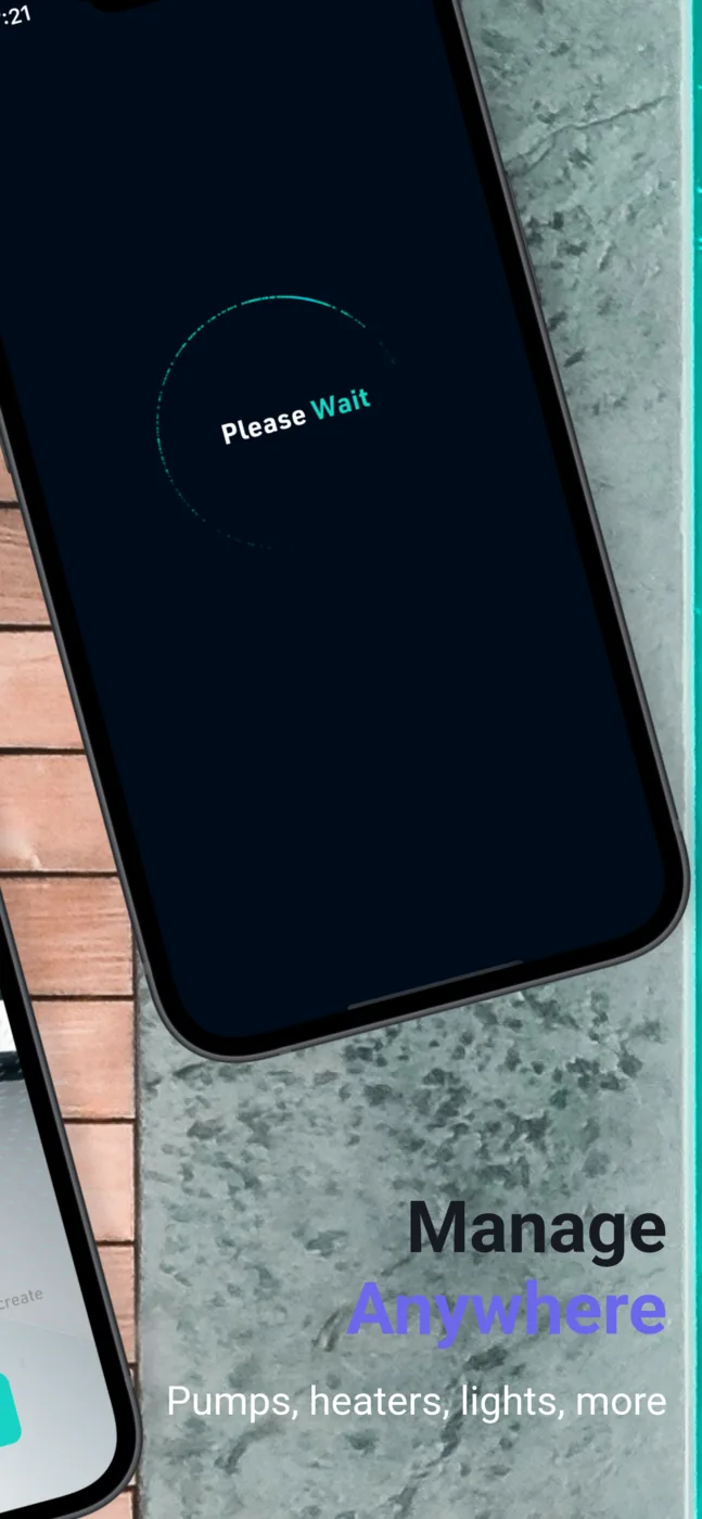 Manage anywhere in the NexPool Connect app